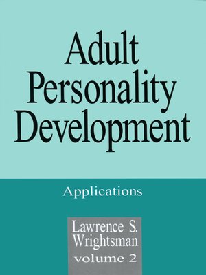 cover image of Adult Personality Development, Volume 2
